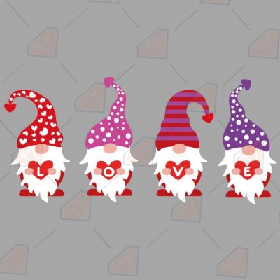 Love Gnomes SVG Cut File | PremiumSVG