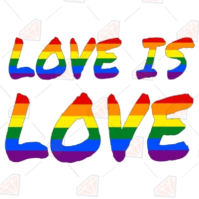 Love Is Love Svg Cut Files | Pride Mouth Svg | PremiumSVG