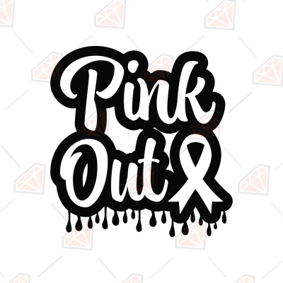 Pink Out SVG, Breast Cancer SVG | PremiumSVG