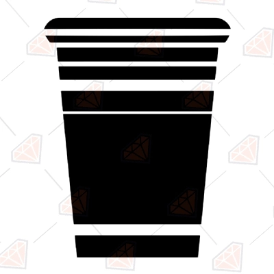 Red Party Cup SVG Cut and Clipart Files