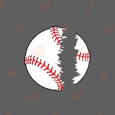 Split Baseball SVG, Instant Download Monogram | PremiumSVG