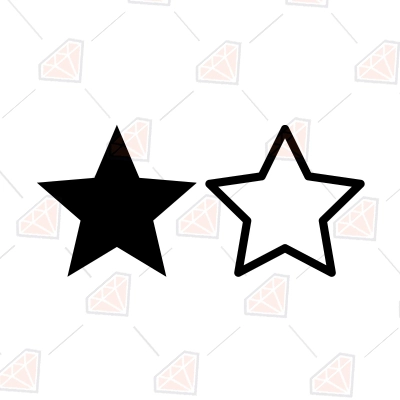 Free Stars SVG Cut File, Star SVG Free Vector Instant Download | PremiumSVG