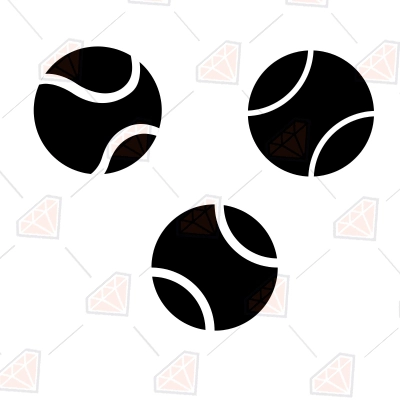 Tennis Ball Bundle SVG Cut File | PremiumSVG