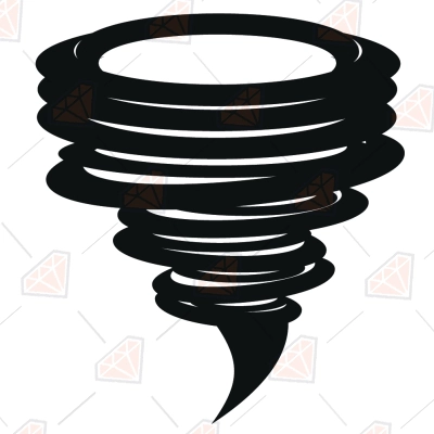 Tornado SVG Clipart Files, Tornado Vector Instant Download | PremiumSVG