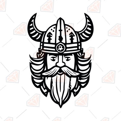 Viking Outline SVG