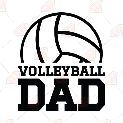 Volleyball Dad SVG, Volleyball Dad Shirt SVG | PremiumSVG