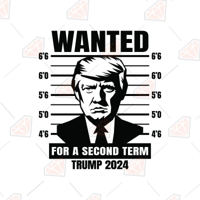 Wanted Trump President Svg, Trump Svg President 