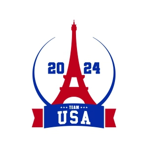 2024 Team USA SVG, Paris Olympic Games SVG Sports SVG