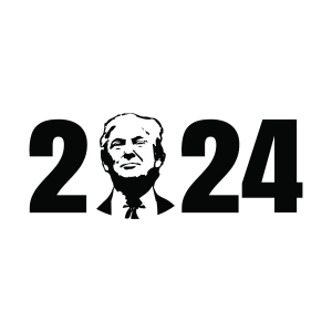 2024 Trump SVG with Silhouette, MAGA SVG, Cricut Cut Files USA SVG