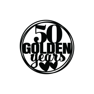 50 Golden Years SVG, 50 Years SVG Anniversary SVG