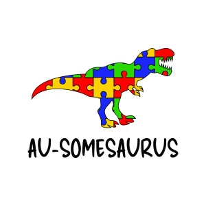 Autism Dinosaur SVG Autism SVG