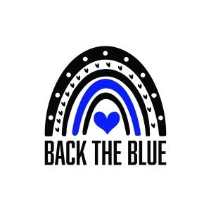 Back the Blue SVG, Police SVG Police SVG