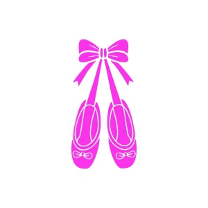 Ballet Shoes SVG, Ballet Shoe Clipart Dance SVG