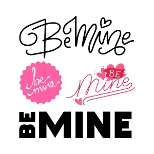 Be Mine SVG Bundle, Valentine SVG Bundle Valentine's Day SVG