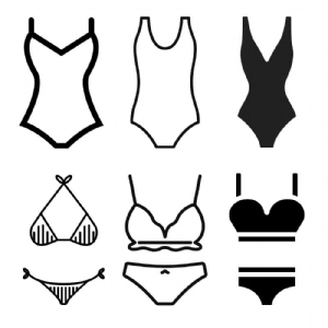 Bikini & Swimsuit Bundle SVG File, Swimsuits Instant Download | PremiumSVG