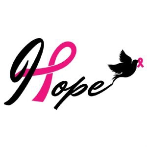 Hope Bird SVG Cut File Cancer Day SVG