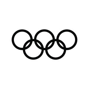 Black Olympics Rings SVG File Sports SVG