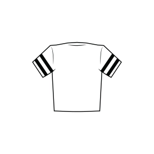 Blank Football Jersey SVG Back and Front Football SVG