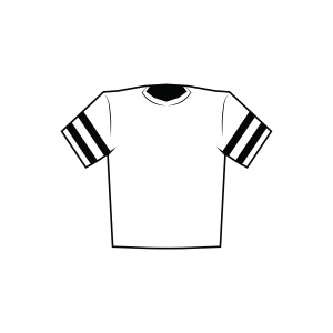 Blank Football Jersey SVG Back and Front Football SVG