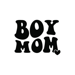 Boy Mom SVG Wavy Mom SVG