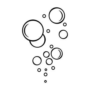 Bubbles SVG Cut File & Clipart Shapes