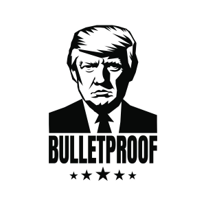 Bulletproof Trump SVG, Trump 2024 SVG Cut File USA SVG