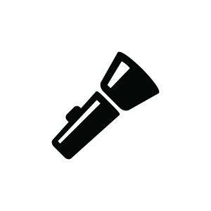 Camping Flashlight SVG, Camping Torch SVG Icon Camping SVG