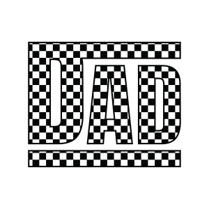 Dad Checkered SVG, Father's Day SVG, Racing Father's Day Shirt Father's Day SVG
