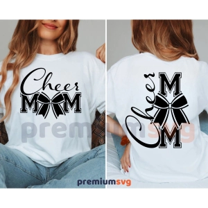 Cheer Mom Shirts SVG, Cheer Mom SVG Cheerleading SVG