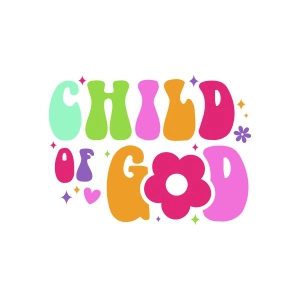 Child Of God SVG PNG, Trendy Christian SVG Cut File Christian SVG