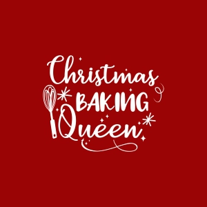 Christmas Baking Queen SVG Christmas SVG