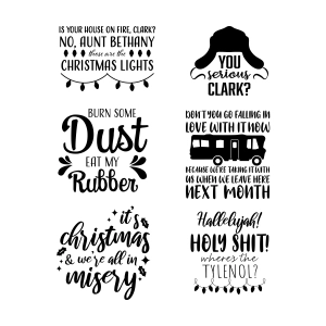 Christmas Vacation SVG Bundle, Clark SVG Christmas SVG