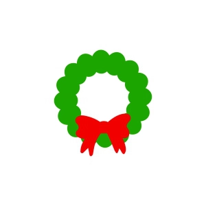 Christmas Wreath SVG PNG Christmas SVG