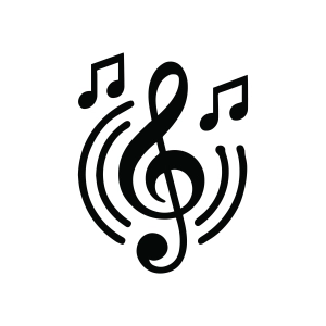 Clef with Musical Notes SVG Music SVG