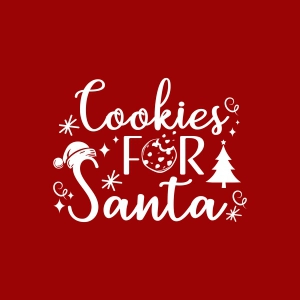 Cookies For Santa SVG Cut File Christmas SVG