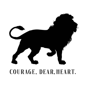 Courage Dear Heart Aslan SVG, Narnia Quotes SVG