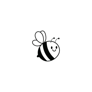 Cute Flying Bee SVG Bee SVG