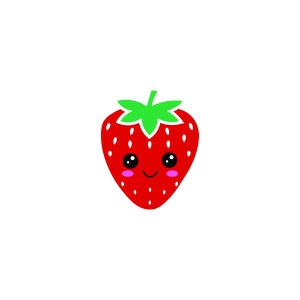 Cute Strawberry SVG Strawberry SVG