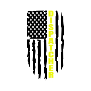 Dispatcher Flag SVG Files, Dispatcher SVG USA SVG