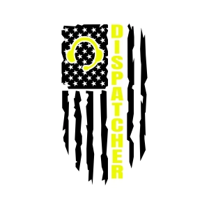 Dispatcher Flag SVG Files, Dispatcher SVG USA SVG