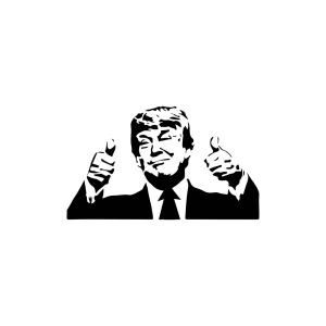 Donald Trump Thumbs Up SVG, Trump Thumbs Instant Download USA SVG