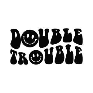 Double Trouble SVG, Twin SVG T-shirt SVG