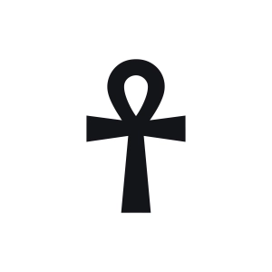 Egyptian Ankh Cross SVG Vector Illustration