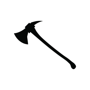 Firefighter Axe SVG, Axe Silhouette Firefighter SVG