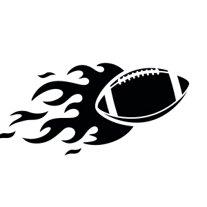 Football In Fire SVG, Flame Ball SVG Clipart Files | PremiumSVG