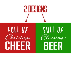 Full Of Christmas Beer SVG, Full Of Christmas Cheer SVG Christmas SVG