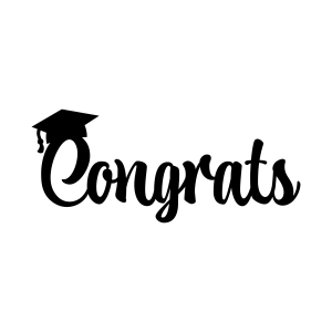 Graduation Cake Topper SVG, Congrats SVG Graduation SVG