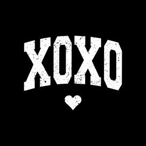 Grunge Xoxo SVG PNG, Distressed Xoxo PNG Xoxo SVG