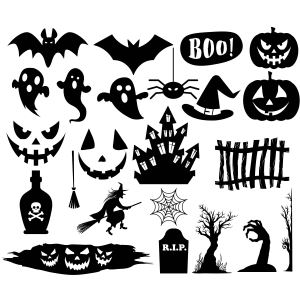 Halloween Bundle SVG Cut Files, Halloween Bundle Instant Download ...