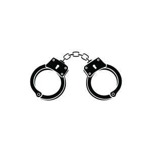 Handcuff Silhouette SVG Police SVG